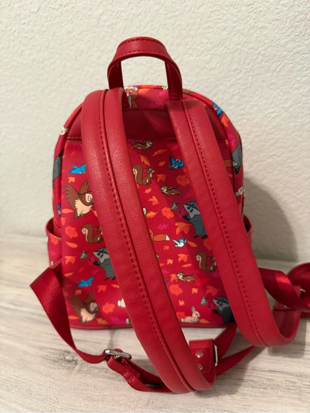 Loungefly Red Woodland Characters Mini Backpack